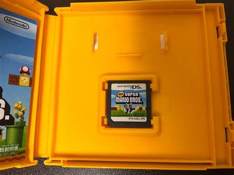 New Super Mario Bros Nintendo Ds Japanese Version Box With Manual