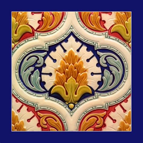19 Original Art Nouveau Tile By Minton Hollins 1906 Courtesy Of