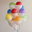 Party Pack Of 14 Rainbow Topped Balloons By Bubblegum 