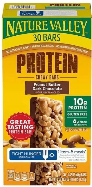 Nature Valley Peanut Butter Dark Chocolate Protein Chewy Bars Pk