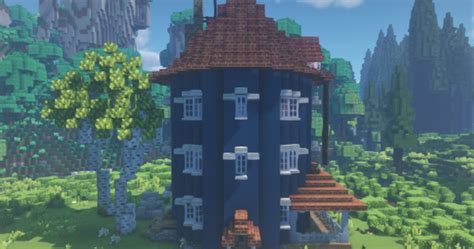 Light Blue Concrete Minecraft House Concrete Is A Solid Block