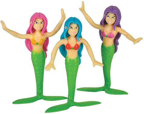 Buy 12 Bendable Classic Mermaids Toy Party Favor T Costume Accessory Online At Low Prices In