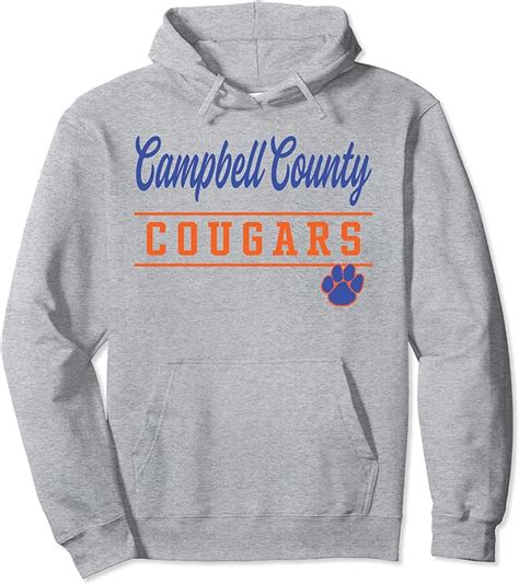 Campbell County High School Cougars Pullover Hoodie Sports And Outdoors