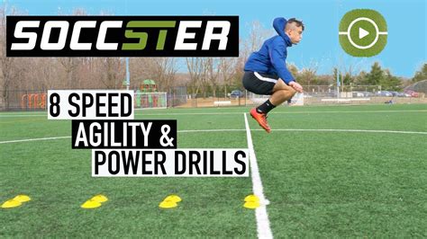 8 Exercises to Improve Speed, Agility & Power - YouTube | Soccer