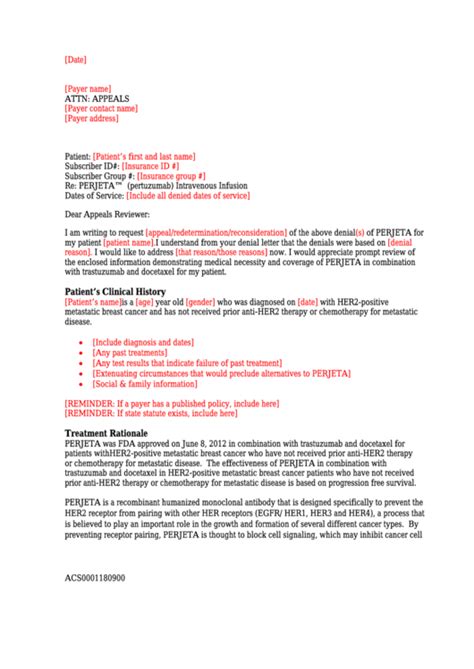 I would like to inform you that i. Sample Insurance Appeal Letter printable pdf download