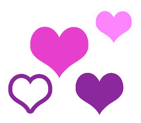 Desktop Wallpaper Purple Heart Clip Art Heart Png Download 559486
