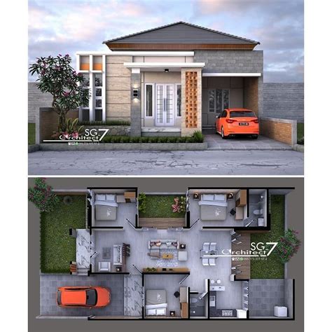 Sangat cocok bagi kamu penyuka gaya modern yang simple atau sederhana. Desain Minimalis di Instagram "Desain rumah minimalis ...