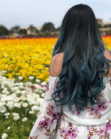 Aquamarine In 2020 Hair Color For Black Hair Blue Tips Hair