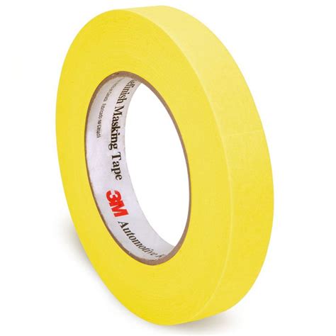 3m 06653 1 Inch Application Yellow Masking Tape R And E Paint Supply
