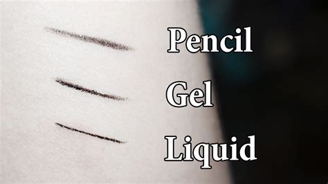 Kinds Of Eyeliners Pencil Gel Liquid Autumn Asphodel