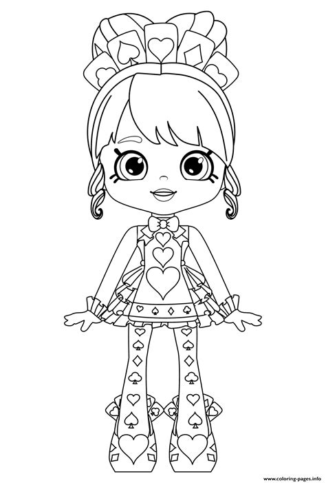 shopkins dolls printable coloring pages