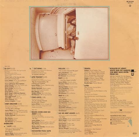 Madlib Samples 2 Lenny White Big City 1977 Nemperor Records In