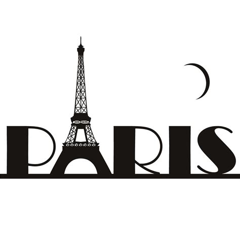 Paris Eiffel Tower France Wall Art Sticker Wall Decal Transfers Ebay