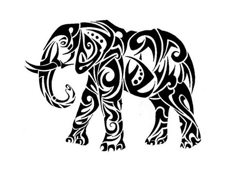Elephant Tribal Tattoo Designs And Pictures Elephant Tattoo Tribal