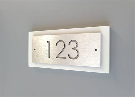 Hotel Room Numbers Modern Apartment Numbers Door Number Plaque