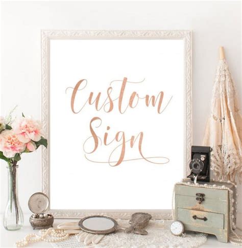 Custom Wedding Signs Personalized Wedding Signs Personalised Sign Wedding Signage Personalized