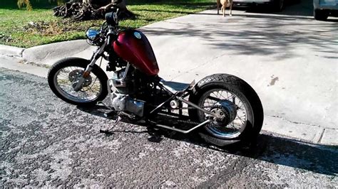 It's a small bike but i love it. Hardtail rebel bobber 250 stretched and chopped - YouTube