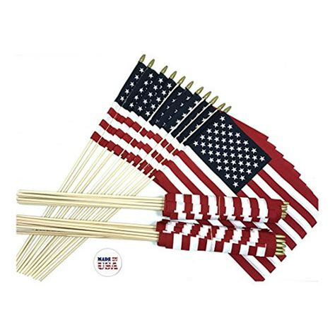 World Flags Direct 3 Dozen 12x18 Us Stick School Classroom Flags