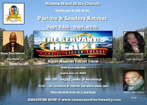 The Servants Heart Retreat Open Registration Join Us For A Time Of