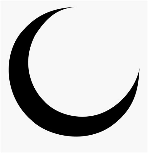 Black Crescent Moon Clip Art At Vector Clip Art Moon Black And White
