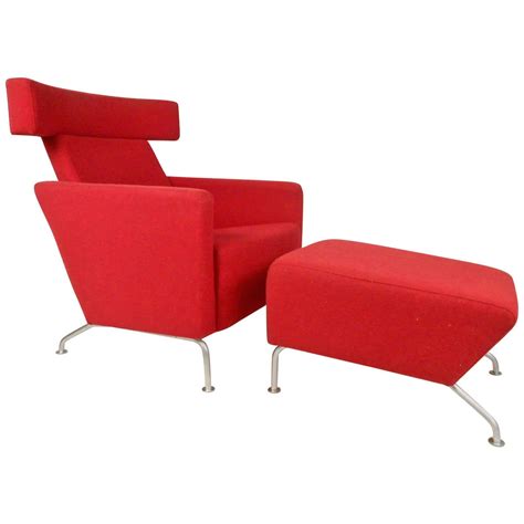 What about a chair with a really cool design? Mid-Century Modern Wegner Style Danish Lounge Chair With ...