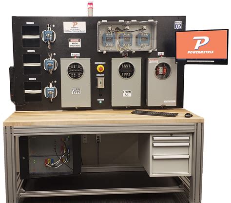 Transformer Rated Training Bench Powermetrix Electric Meter Testing