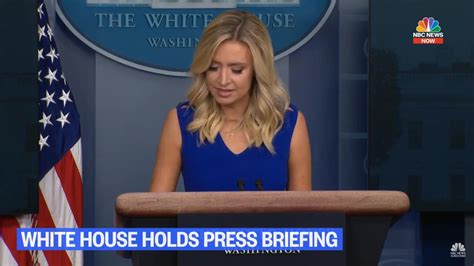 White House Press Secretary Kayleigh Mcenany Holds A Press Briefing