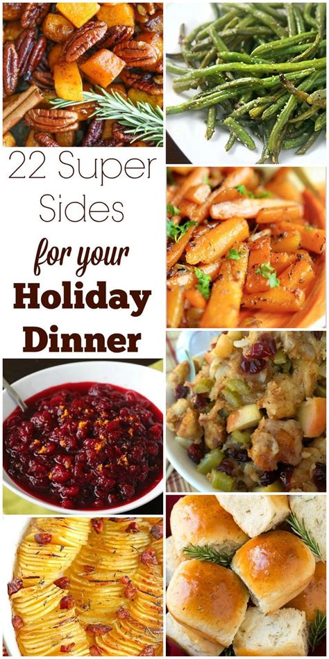 Get great ideas for your christmas dinner like glazed ham, prime rib, turkey, and pork recipes. 22 Super Sides for Your Holiday Dinner | Christmas food ...