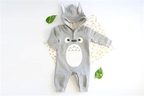 Totoro Baby Totoro Baby Costume Winter Body Suit Warm Baby Etsy