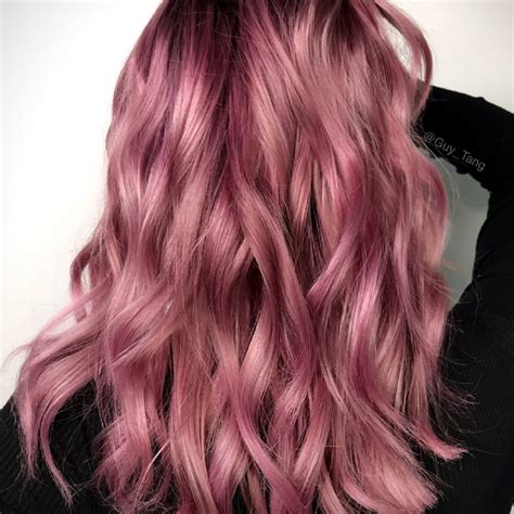 Sunset Pink And Rose Gold Hair Colors Are Trending For Valentines Day