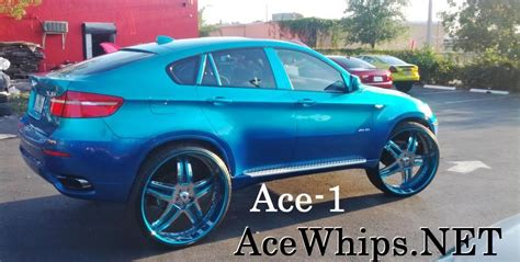 Ace 1 Twins Candy Teal Bmw X6 On 30 Asantis