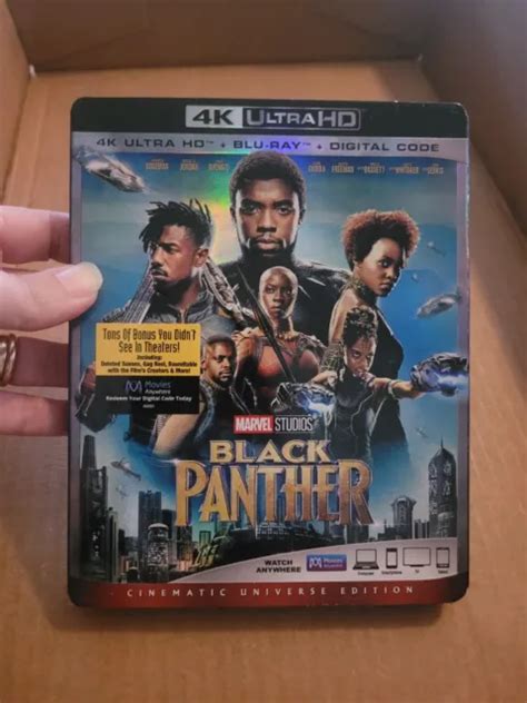 Black Panther Cinematic Universe Edition 4k Ultra Hd Blu Ray New