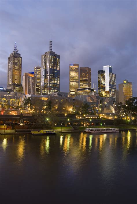Free Stock photo of Melbourne city night lights and Yarra ...