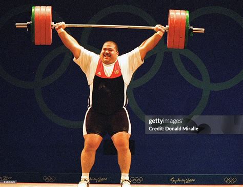 Shane Hamman Of The Usa In Action In The 105kg Mens Weightlifting