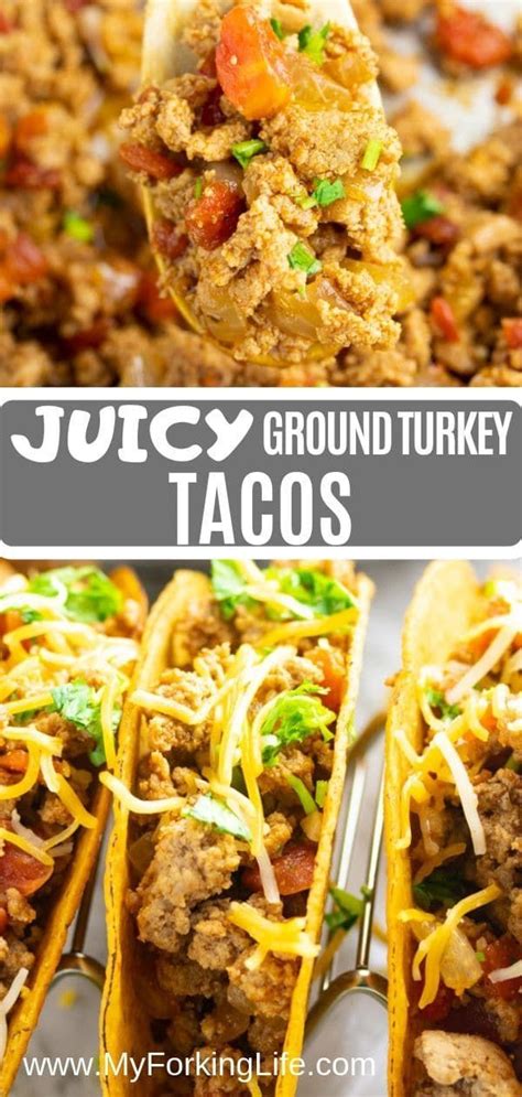 This Is The Juiciest Ground Turkey Taco Meat And Its Full Of Amazing