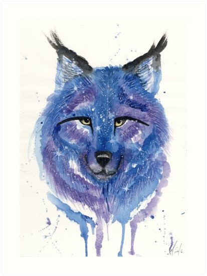 Ver más ideas sobre lobo dibujo, anime wolf, lobos a lapiz. Láminas artísticas «Purple Galaxy Wolf» de creaturesofnat ...