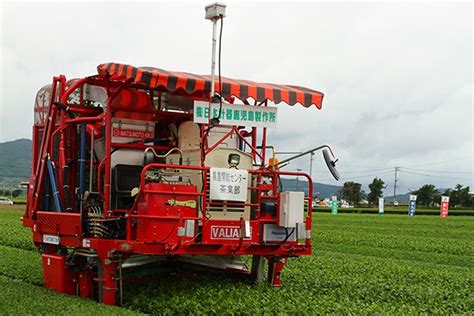 New Tea Harvest Machines For The Future Chiran Tea Green Tea From Japan