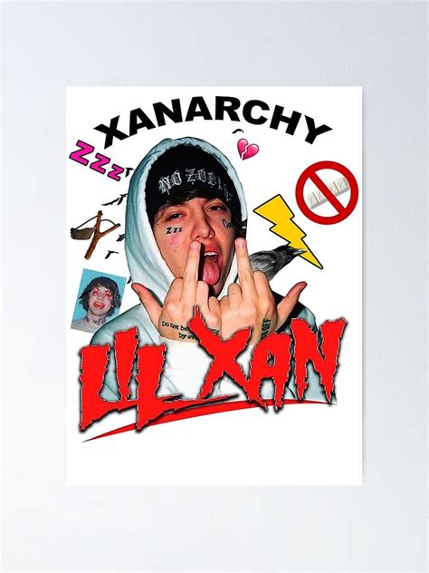 Lil Xan Xanarchy Vintage Huote Poster For Sale By Masikokoki