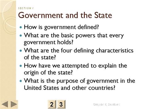 Magruders American Government Chapter 1 Principles Of Government