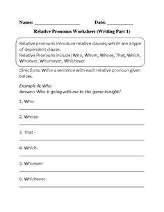 Our free grade 2 grammar worksheets cover nouns, verbs, adjectives, adverbs, sentences, punctuation and capitalization. Grade 3 Pronoun Worksheet 2: Replace noun with a ...