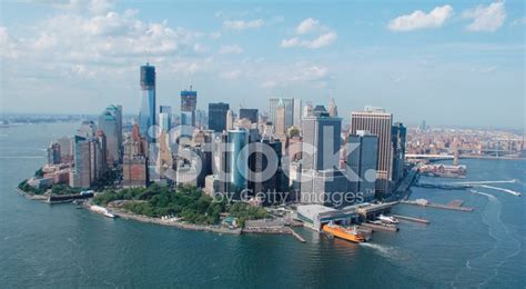 New York City Sky View Stock Photo Royalty Free Freeimages