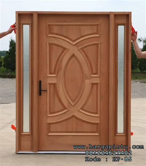 Kau dapat mengatur temperature rumah agar tetap stabil. Jual Kusen Pintu Rumah Model Single Terbaru Kayu Jati ...