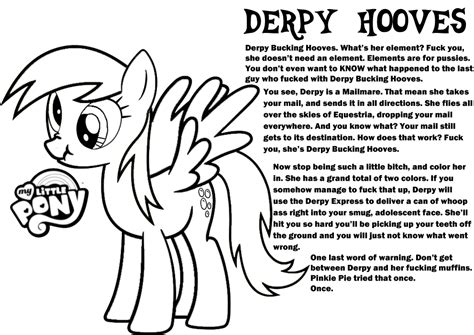 Mlp Derpy Coloring Sheets