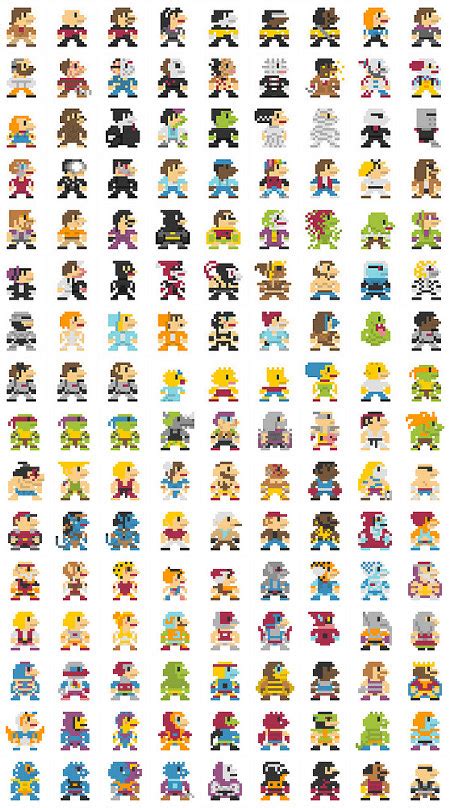 696 Characters In Style Of Og Super Mario Geekologie