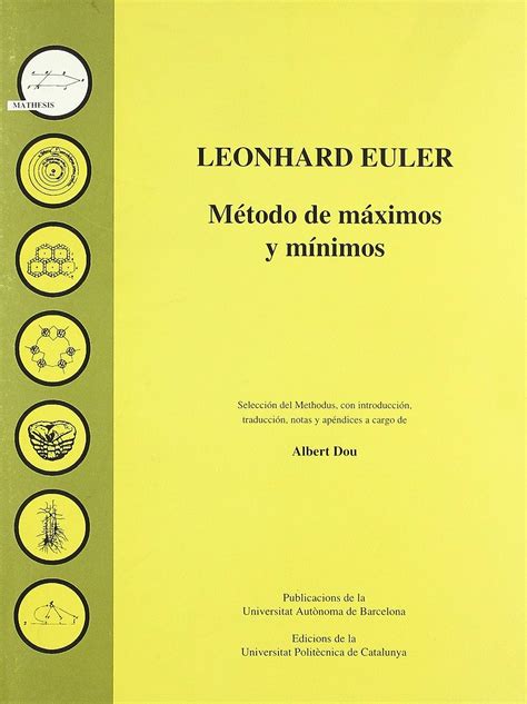Amazon Leonhard Euler M Todo De M Ximos Y M Nimos 9788479297084