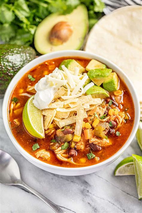 It's almost dump and run for the ideal easy weeknight dinner or fabulous for crowds. 30 MInute Chicken Tortilla Soup | YouTube Cooking Channel