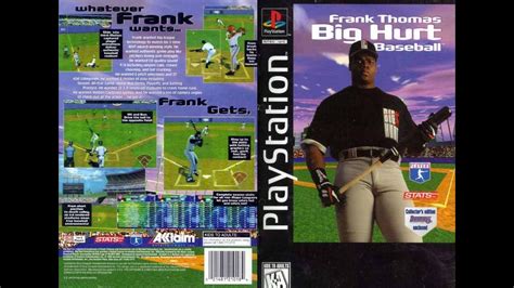 Frank Thomas Big Hurt Baseball Playstation California Vs Seattle