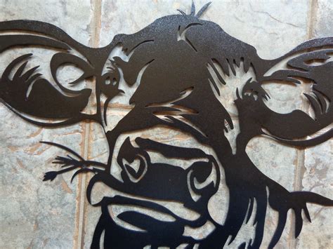 Cow Calf Plasma Cut Metal Wall Art 24 Wide X 21 Etsy