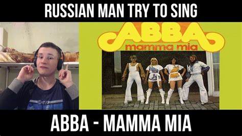 ABBA - MAMMA MIA | Karaoke | RUSSIAN MAN TRY TO SING | BAD VOCAL COVER