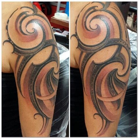 Feminine Polynesian Half Sleeve Tattoo By Arlie Johnson Follow On Ig